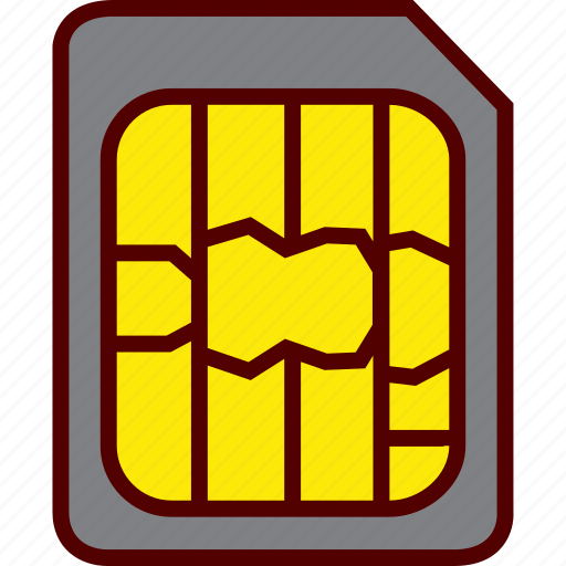 Card, micro, mobile, phone, sim, smartphone icon - Download on Iconfinder