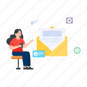 email service, mail service, correspondence, letter, communication