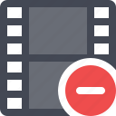 film, filmroll, filmstrip, cinema, media, movie, remove video