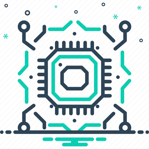 Cpu, chip, processor, computer, circuit, electronic, microchip icon - Download on Iconfinder