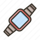 smartwatch, watch, device, technology, wristwatch