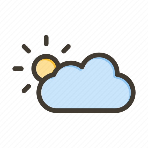 Forecast, weather, cloud, rain, sun icon - Download on Iconfinder