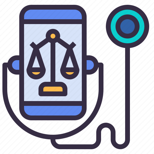 Law, legal, ethical, health, doctor, telemedicine, telehealth icon - Download on Iconfinder
