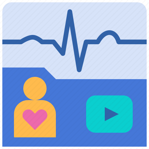 Ekg, ecg, portable, heart, signal, rate, monitor icon - Download on Iconfinder