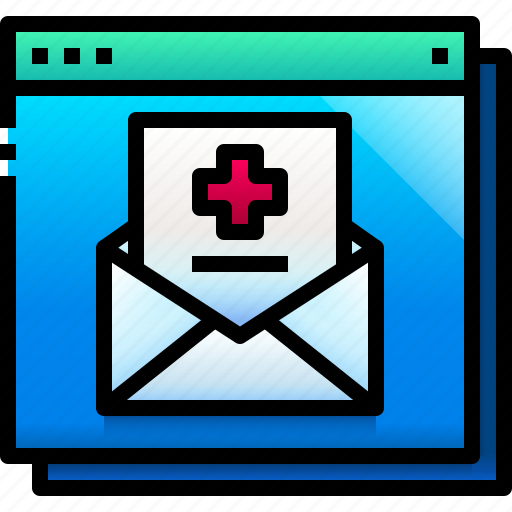 Email, healthcare, medical, hospital, communications, envelope icon - Download on Iconfinder