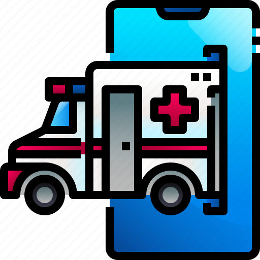 Ambulance, emergency, medical, transport, vehicle, healthcare icon - Download on Iconfinder