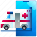 ambulance, emergency, medical, transport, vehicle, healthcare