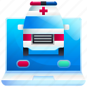 ambulance, medical, transport, vehicle, healthcare, emergency