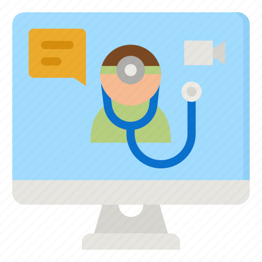 Telemedical, video, call, doctor, medicine icon - Download on Iconfinder