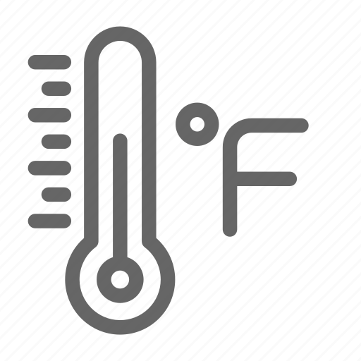 Fahrenheit, forecast, temperature, thermometer, weather icon - Download on Iconfinder