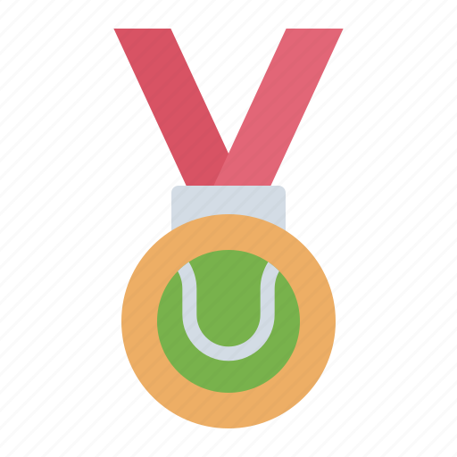 Medal, tennis, sport, game, winner, champion, competition icon - Download on Iconfinder