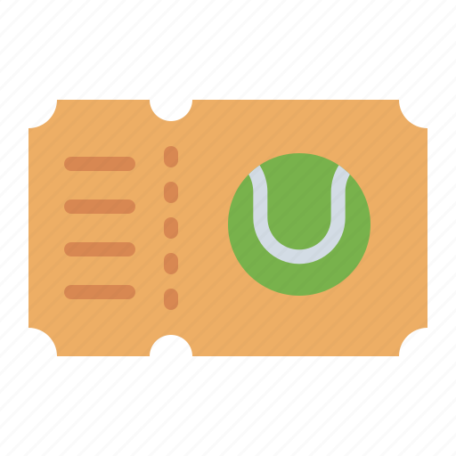 Ticket, pass, match, sport, tennis, entertaintment, game icon - Download on Iconfinder