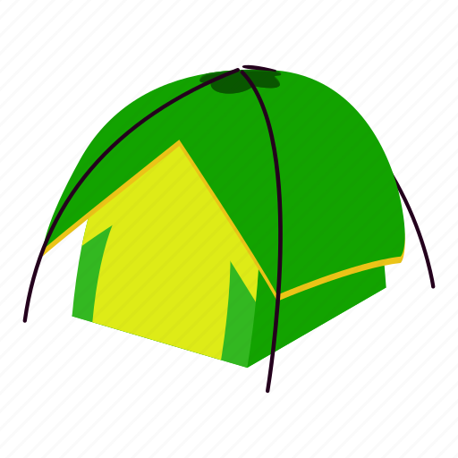 Camp, compact, hiking, isometric, object, outdoor, tent icon - Download on Iconfinder