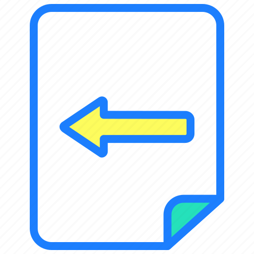 Code, data, document, file, import, left arrow, send icon - Download on Iconfinder