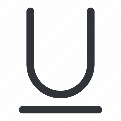 Text, typography, format, underline icon - Download on Iconfinder