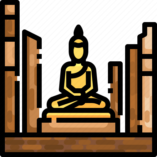 Architecture, buddha, cultures, faith, religion, statue, taoism icon - Download on Iconfinder