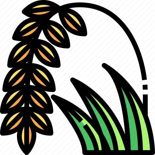 Farming, gardening, grain, plant, rice, wheat icon - Download on Iconfinder