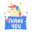 thanks board, horned animal, thank you, feeling gratitude, expressive text 