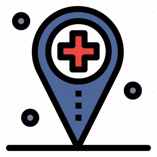 Health, hospital, location, map, medical icon - Download on Iconfinder