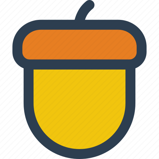 Acorn, nut, food icon - Download on Iconfinder on Iconfinder