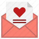 envelope, heart, letter, love 