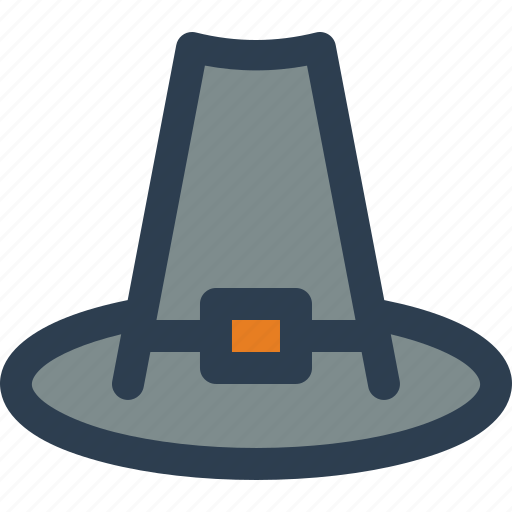 Pilgrim, hat, cloth, thanksgiving, pilgrim hat icon - Download on Iconfinder