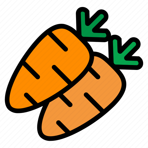 Carrot, food, orange, vegetable icon - Download on Iconfinder