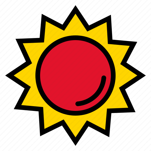 Summer, sun, sunrise, weather icon - Download on Iconfinder