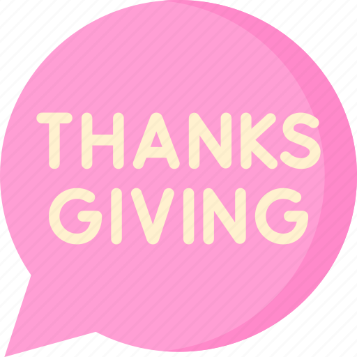 Thanksgiving, flat, message, communication, greetings, thanks, thank you icon - Download on Iconfinder