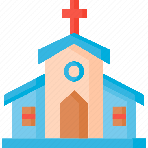 Thanksgiving, flat, church, church bell, christain cross, cross, christian icon - Download on Iconfinder