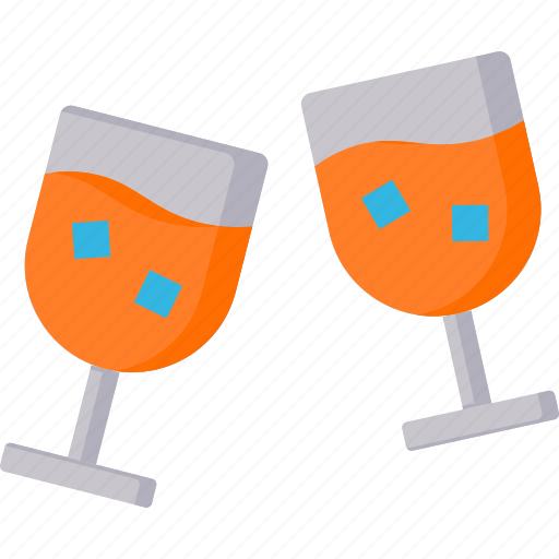 Thanksgiving, flat, wine glass, wine, glass, drinks icon - Download on Iconfinder