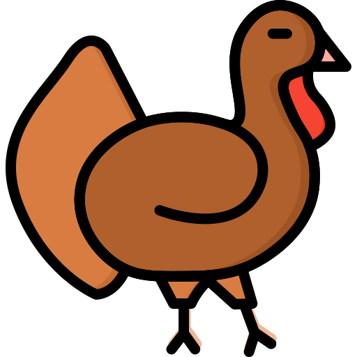 Thanksgiving, turkey, chicken, food icon - Free download