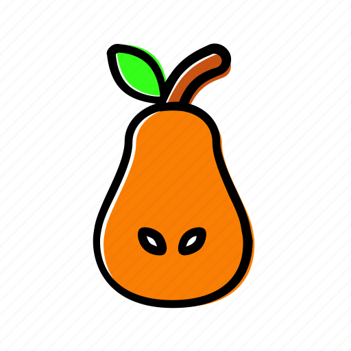 Autumn, fruit, half, pear icon - Download on Iconfinder