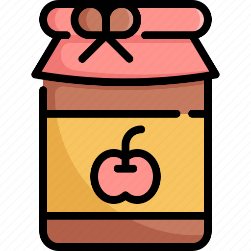 Apple, fresh, fruit, fruits, jam, jar, thanksgiving icon - Download on Iconfinder