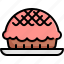 bakery, cake, cupcake, dessert, muffin, pie, sweet 