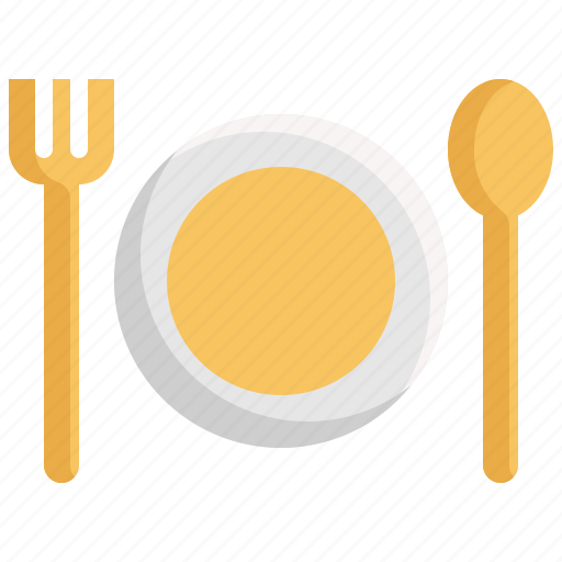 Appliance, fork, kitchen, plate, restaurant, spoon icon - Download on Iconfinder