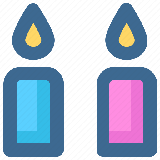 Candles, flame, light, thanksgiving, wax icon - Download on Iconfinder