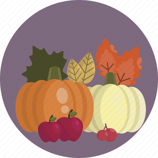 Apples, autumn, fall, fruit, leaf, pumpkin, thanksgiving icon - Download on Iconfinder