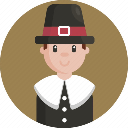 Hat, man, portrait, smile, thanksgiving, traditional icon - Download on Iconfinder