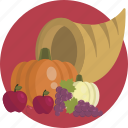 apples, autumn, fall, fruit, grape, pumpkin, thanksgiving