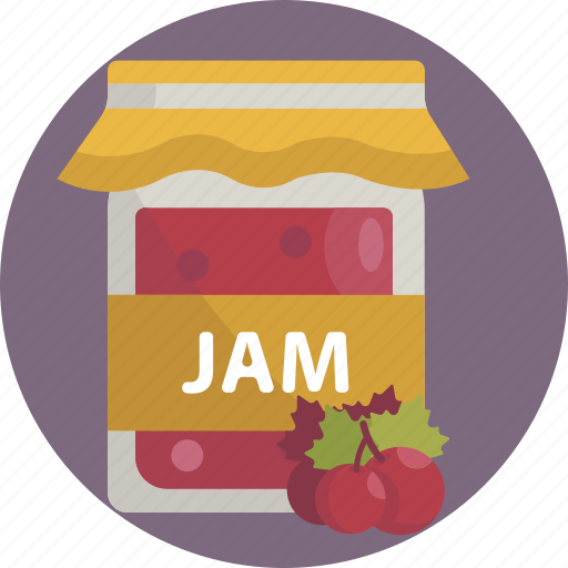 Cherry, fruit, homemade, jam, thanksgiving, tradition icon - Download on Iconfinder