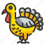 fauna, turkey, animal, farmer, chicken, thanksgiving, food 