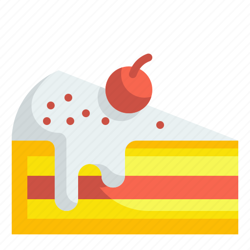 Dessert, cake, sweet, food, berry, bakery, slice icon - Download on Iconfinder