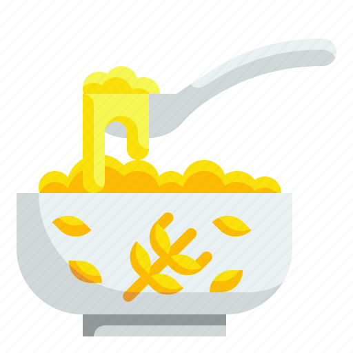 Cereal, healthy, porridge, food, bowl, spoon, mush icon - Download on Iconfinder