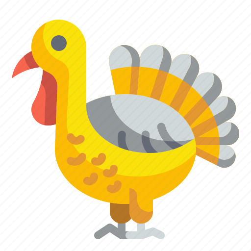 Turkey, chicken, fauna, farmer, food, animal, thanksgiving icon - Download on Iconfinder