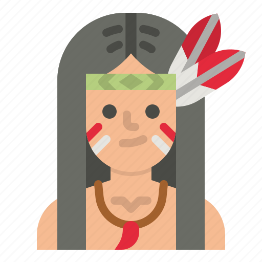 Indian, american, native, user, avatar icon - Download on Iconfinder