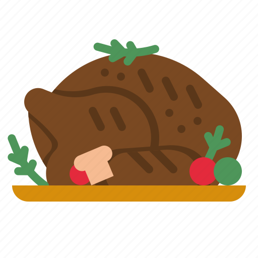 Turkey, meal, thanksgiving, food, chicken icon - Download on Iconfinder