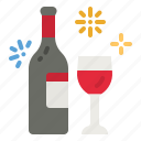 wine, alcohol, alcoholic, bottle, glass
