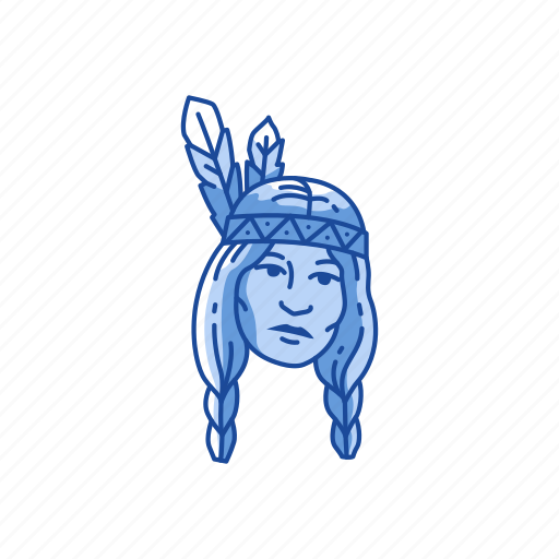 Head dress, indian, indian girl, women icon - Download on Iconfinder