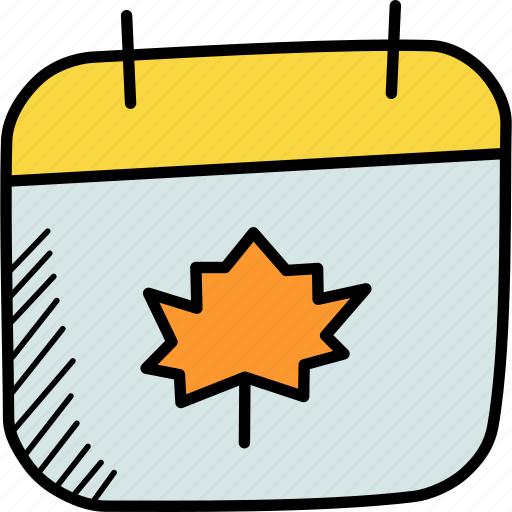 Autumn, calendar, date, thanksgiving icon - Download on Iconfinder